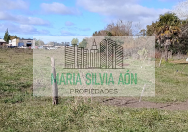 VENTA TERRENO CORONEL VIDAL 